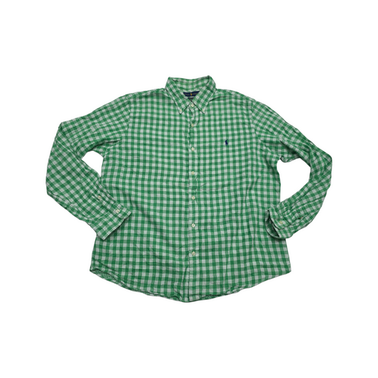 Camisa Ralph Lauren Xgrande Xl Classic Fit Untucked Verde