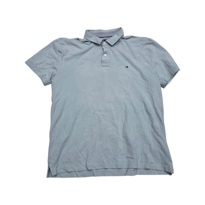 Playera Polo Tommy Hilfiger Xgrande Xl Azul Claro