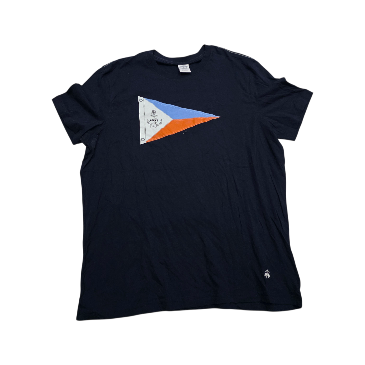 Playera Brooks Brothers Xgrande Xl Azul Bandera