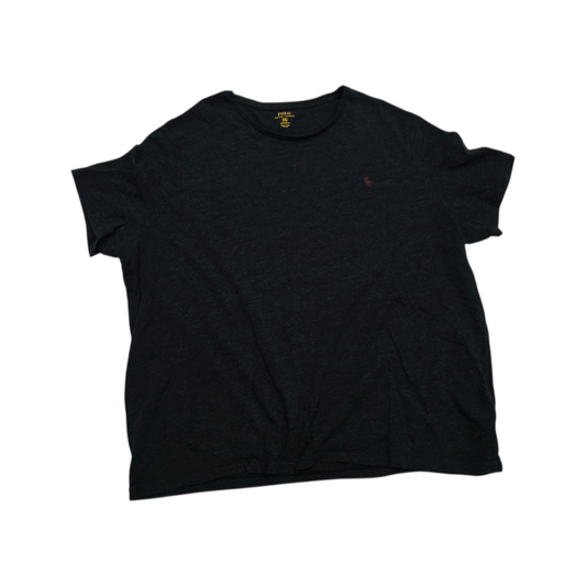 Playera Ralph Lauren 2xl Custom Fit Gris Pony Vino