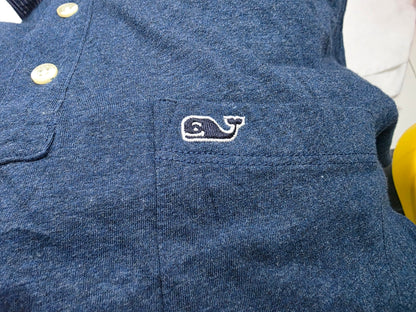 Playera Manga Larga Polo Vineyard Vines Xchico Xs Azul