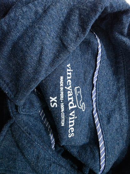 Playera Manga Larga Polo Vineyard Vines Xchico Xs Azul