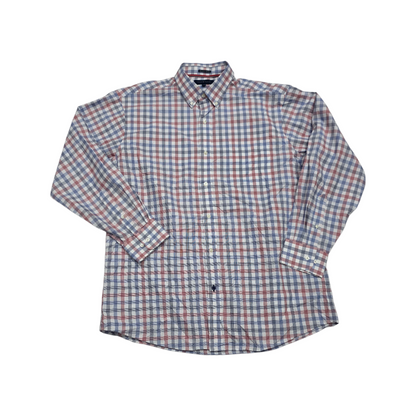 Camisa Tommy Hilfiger Xgrande Xl 17 34-35 Regular Fit Cuadro