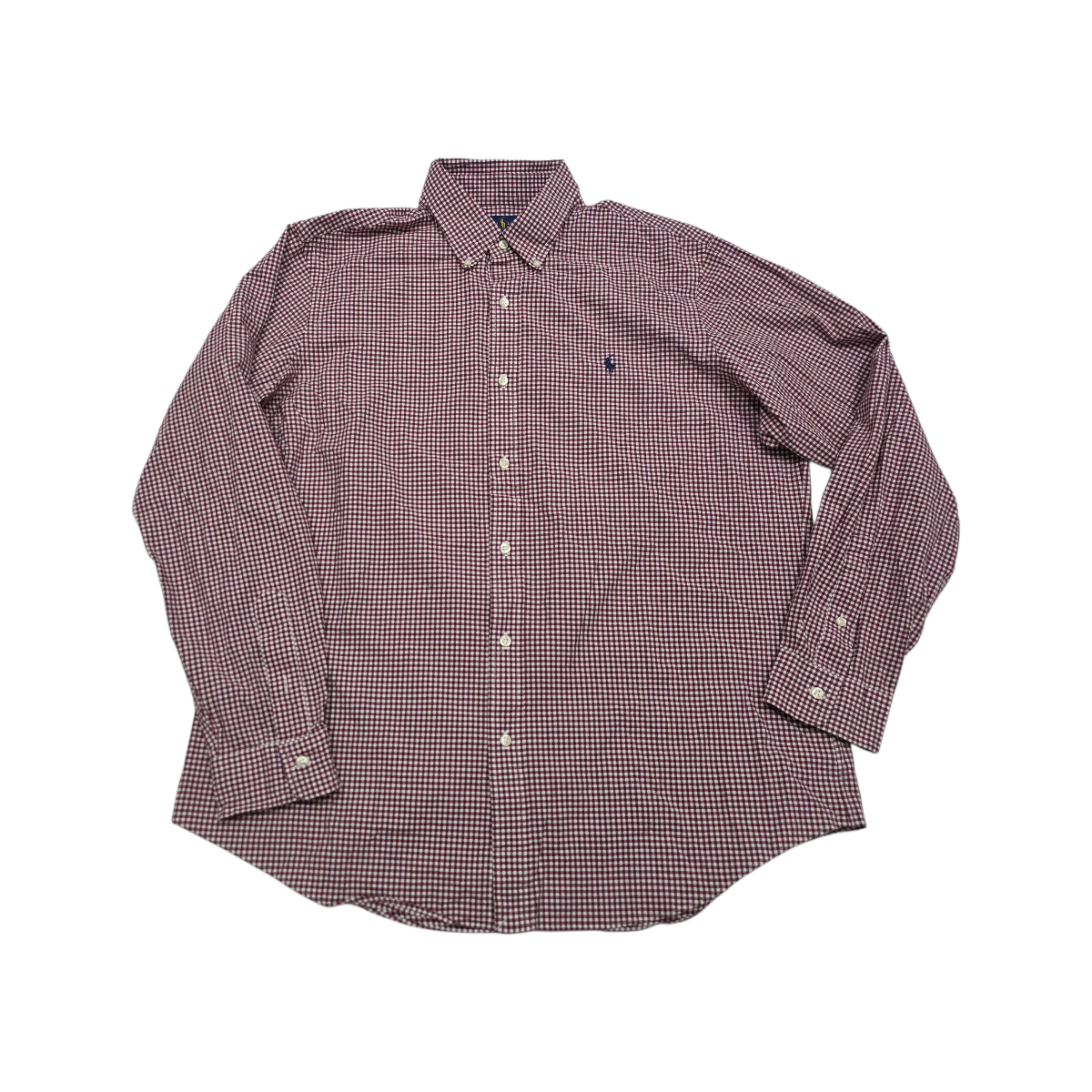 Camisa Ralph Lauren Xgrande 17 1/2 Classic Fit Cuadro Rojo