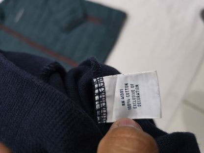 Sueter Ralph Lauren Chico S Azul Pony Rojo Cuello Alto
