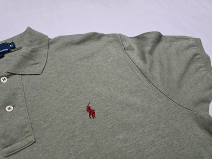 Playera Polo Ralph Lauren Mediana M Verde Pony Vino