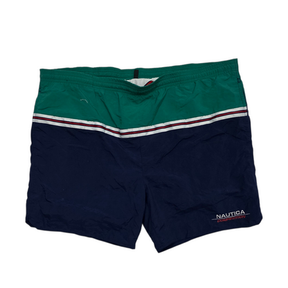 Bermuda Nautica Competition Mediana M Verde Y Azul