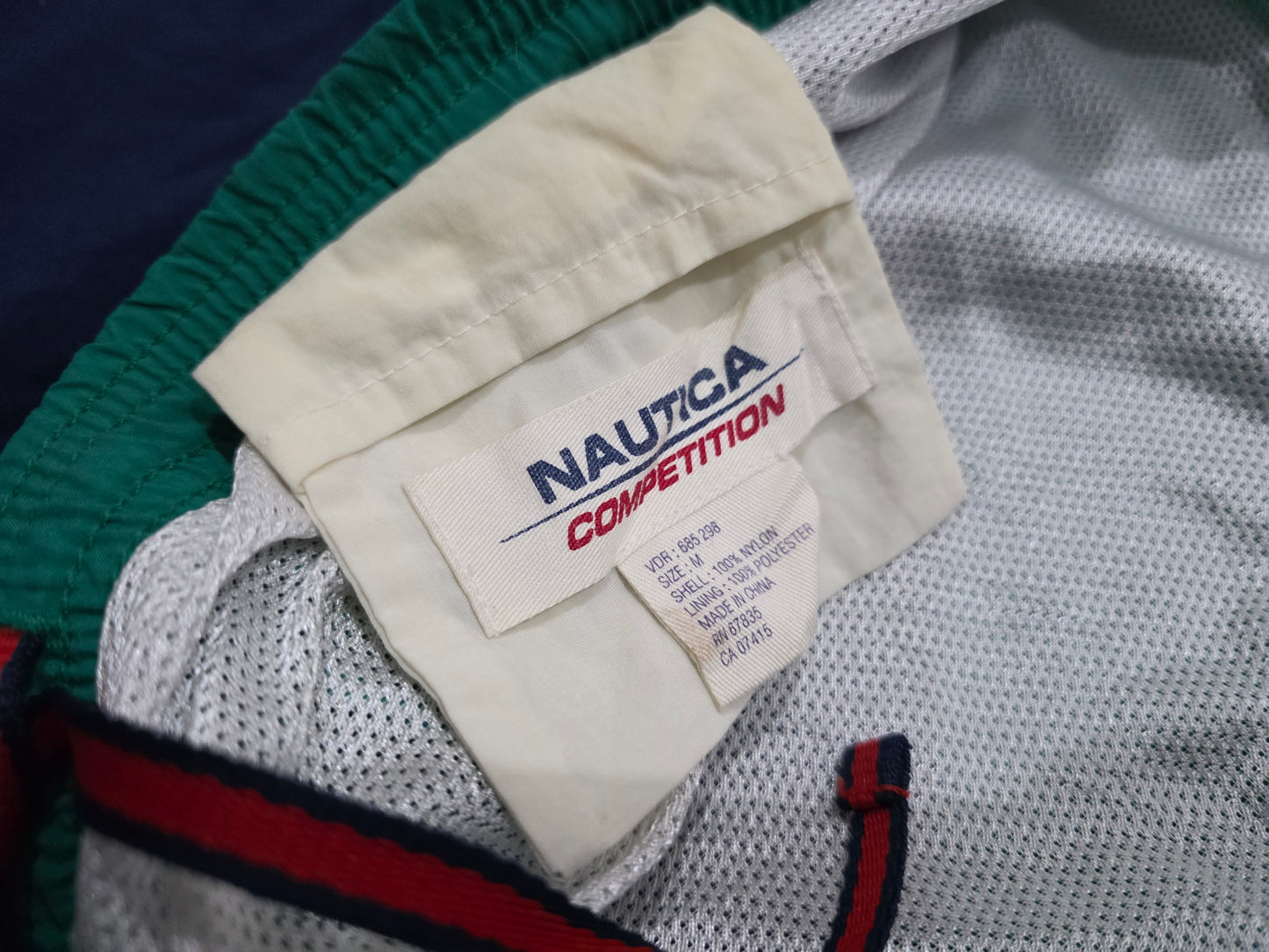 Bermuda Nautica Competition Mediana M Verde Y Azul