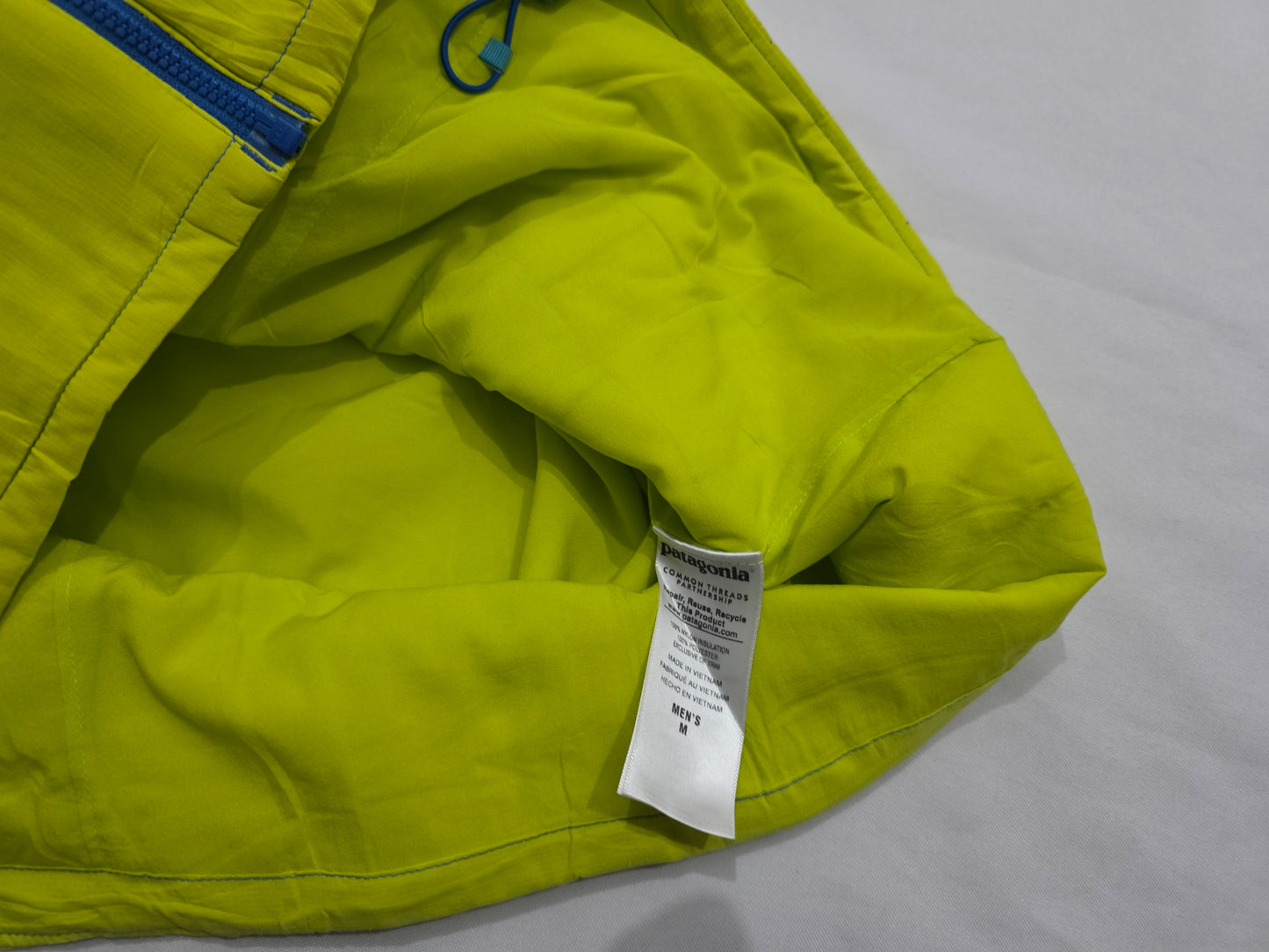 Chaleco Patagonia Mediana M Verde Limon Fosforecente