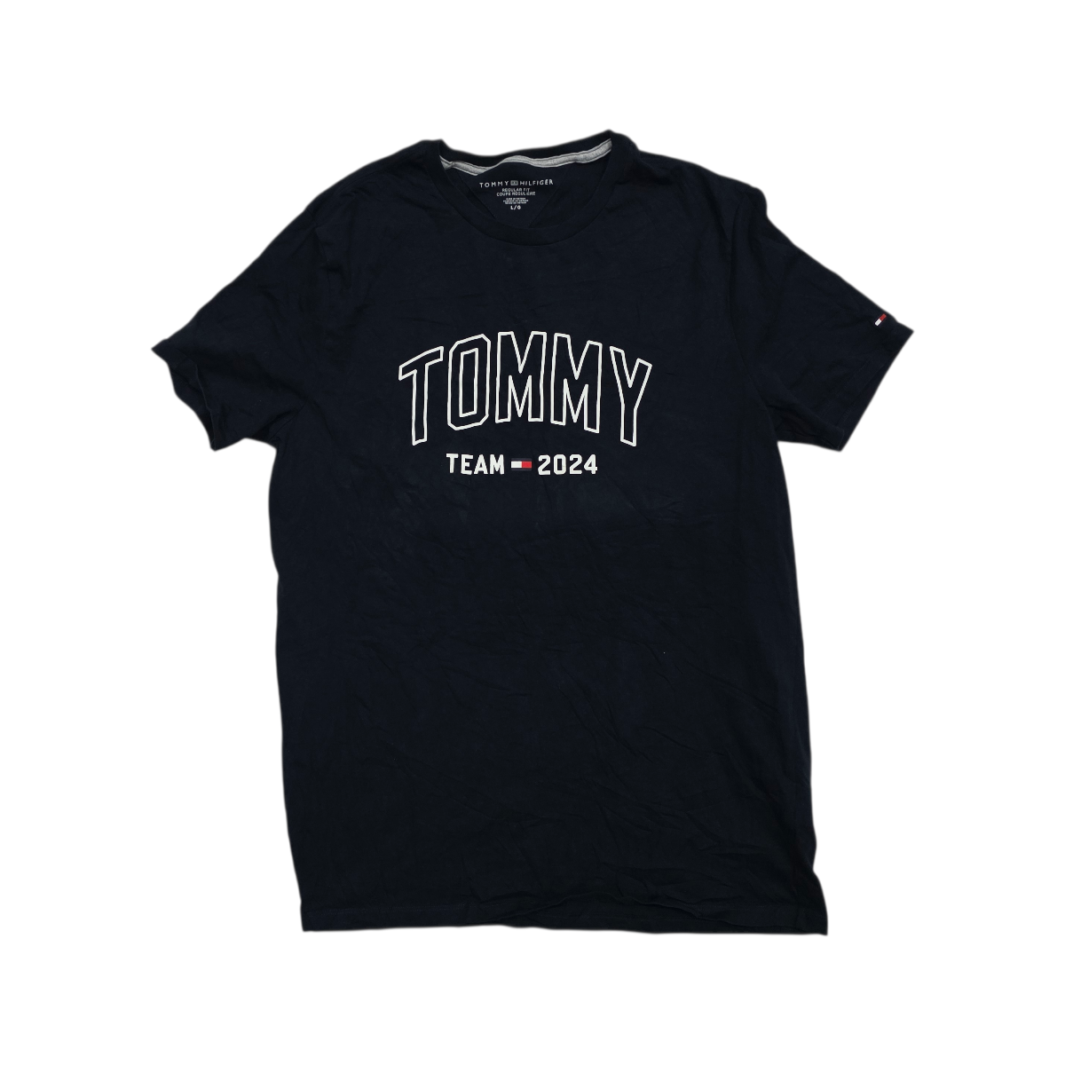 Playera Tommy Hilfiger Grande L Azul