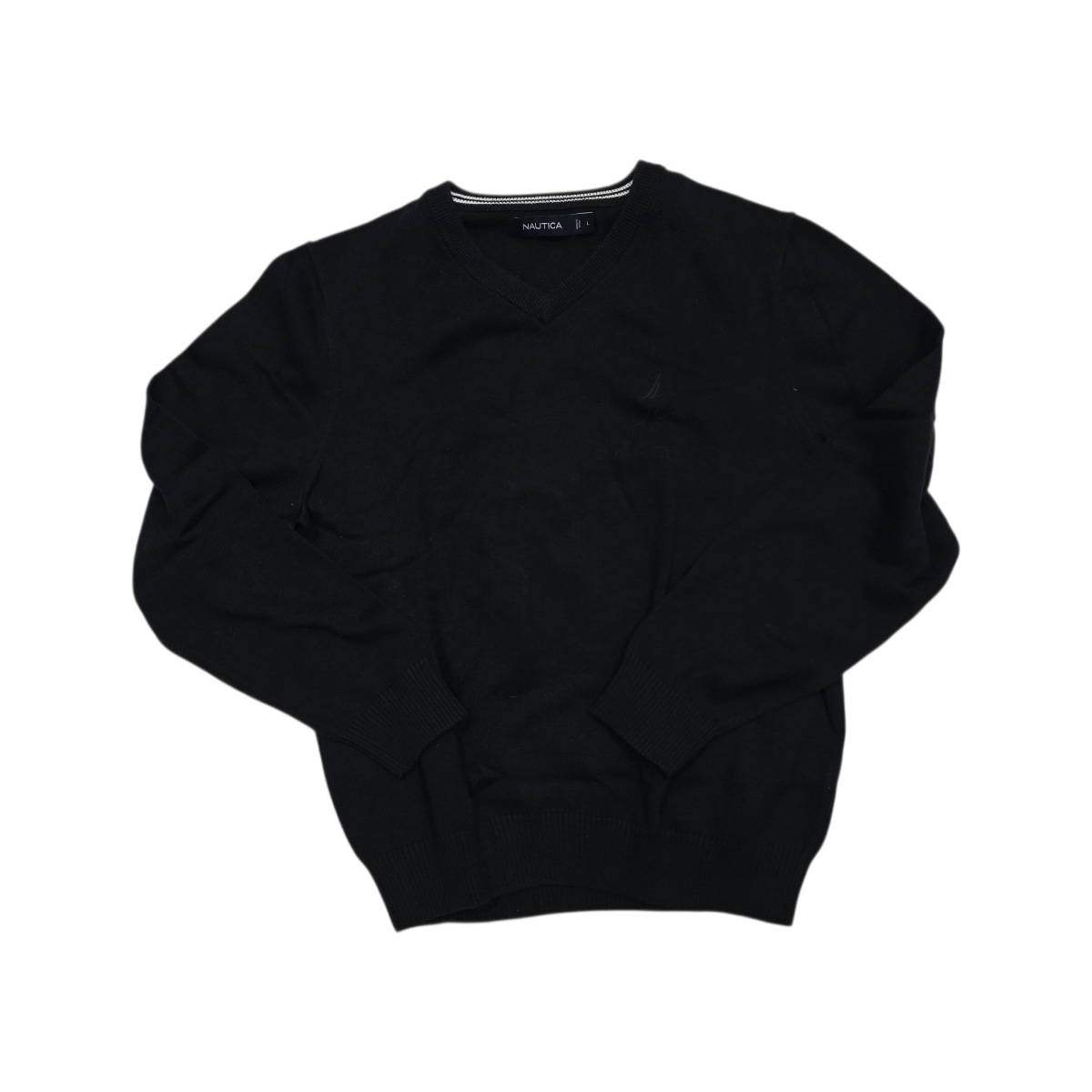 Sueter Nautica Grande L Negro