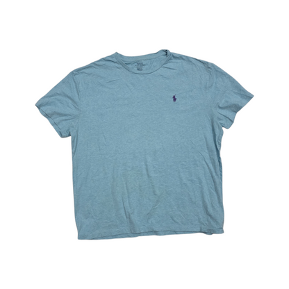 Playera Ralph Lauren Grande L Classic Fit Azul Claro