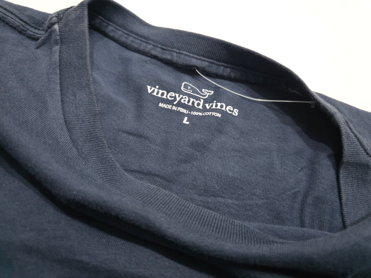 Playera Vineyard Vines Grande L Azul Deslavado