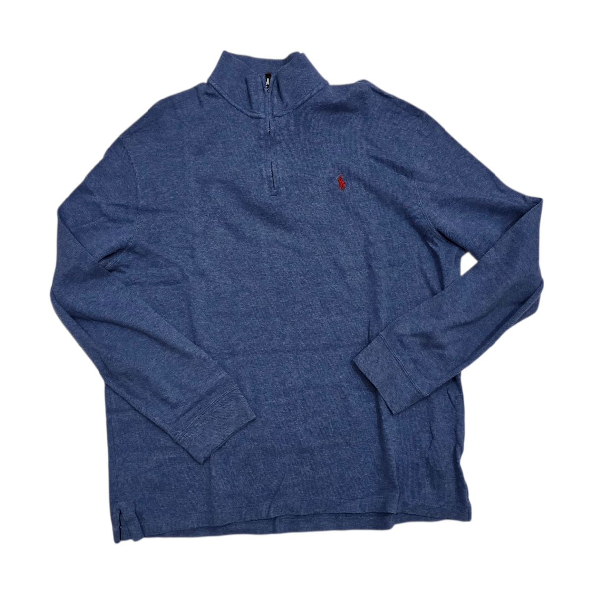 Sueter Ralph Lauren Xgrande Xl Azul Estate Rib Pony Rojo