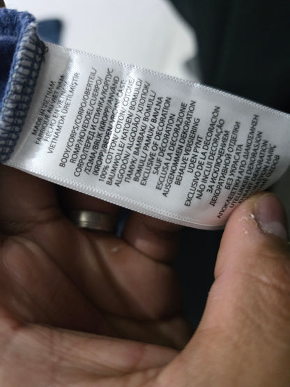 Sueter Ralph Lauren Xgrande Xl Azul Estate Rib Pony Rojo