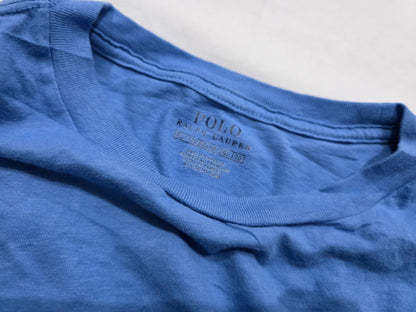 Playera Ralph Lauren Adolescente Xl 18-20 Azul Pony Grande