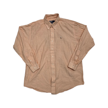 Camisa Ralph Lauren Xgrande 17 Yarmouth Naranja Lineas