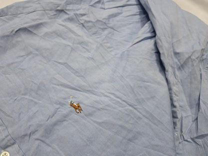 Camisa Ralph Lauren Xgrande 17 1/2 34-35 Classic Fit Azul