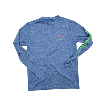 Playera Manga Larga Vineyard Vines Performance Xchico Azul