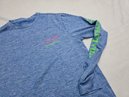 Playera Manga Larga Vineyard Vines Performance Xchico Azul