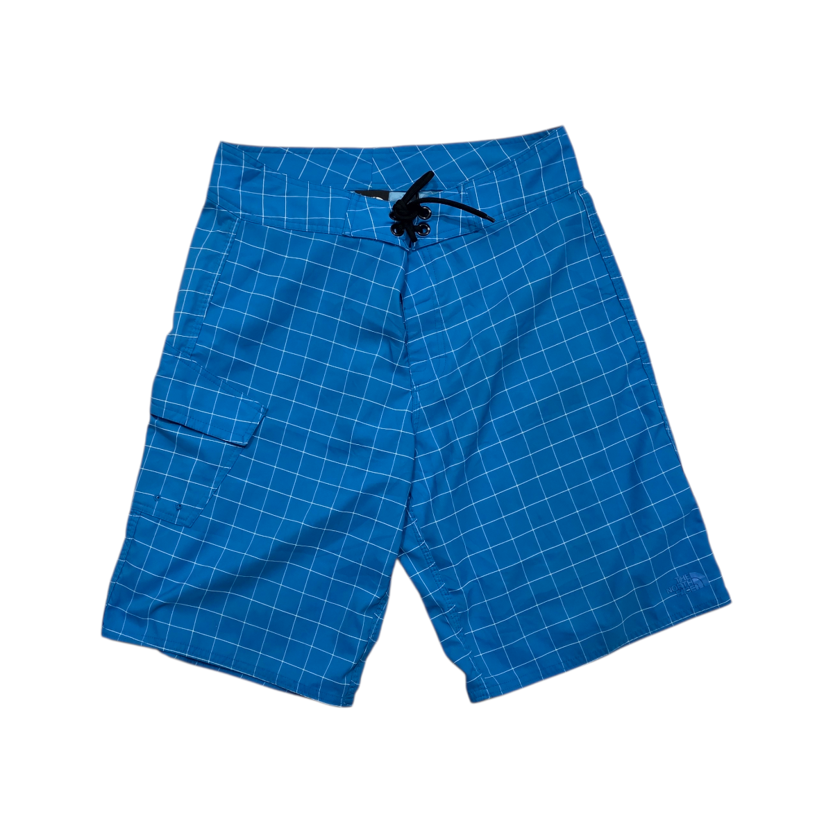 Short The North Face Talla 32 Azul Cuadro