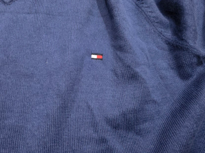 Sueter Tommy Hilfiger Grande L Azul Algodon Pima