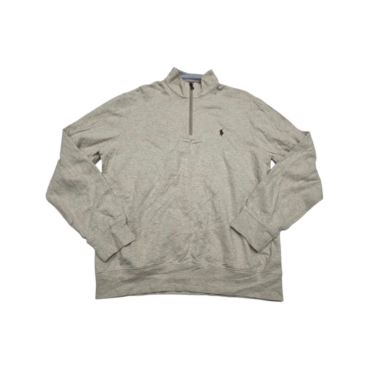 Sueter Ralph Lauren Grande L Beige Pony Cafe