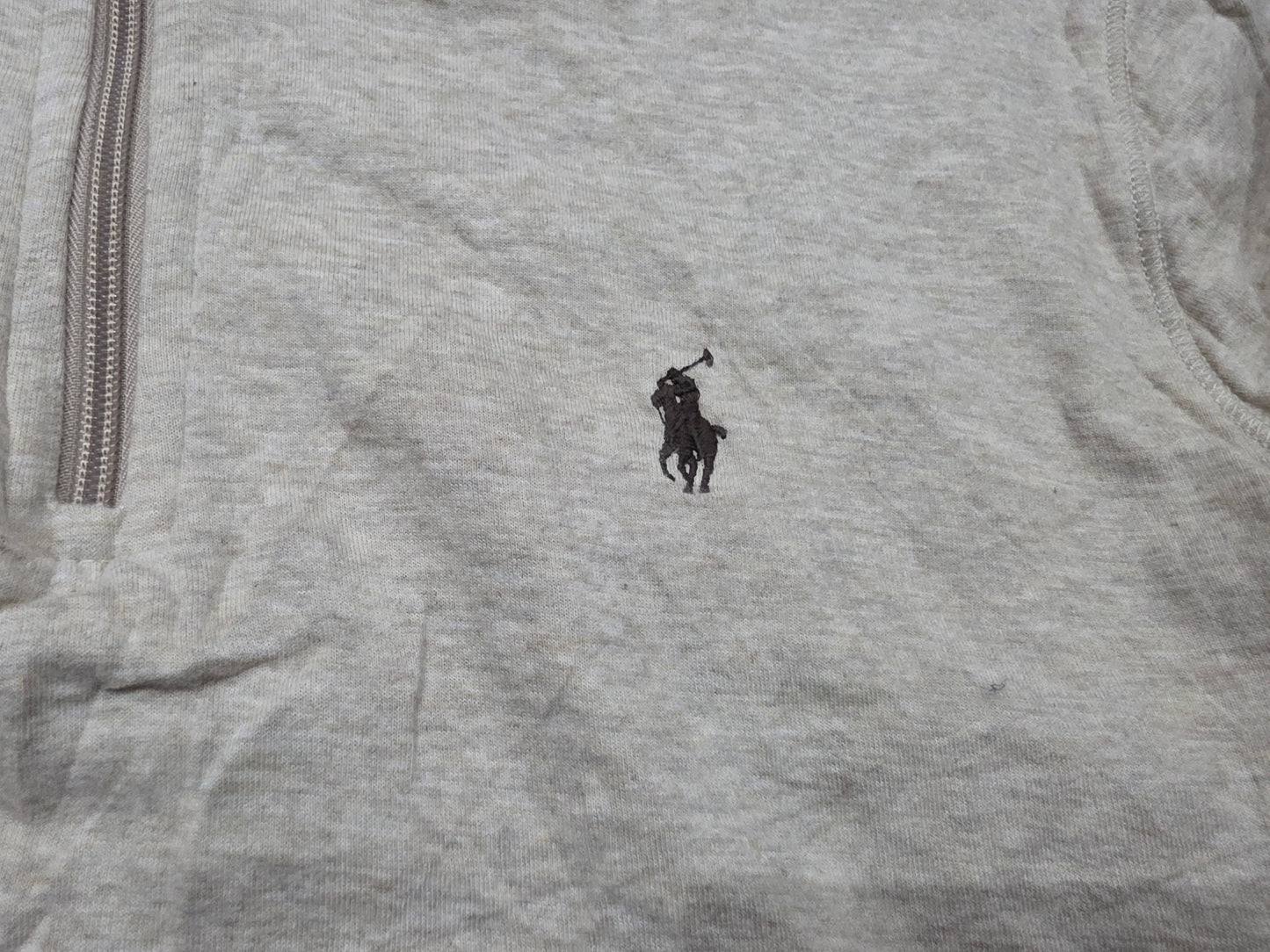 Sueter Ralph Lauren Grande L Beige Pony Cafe