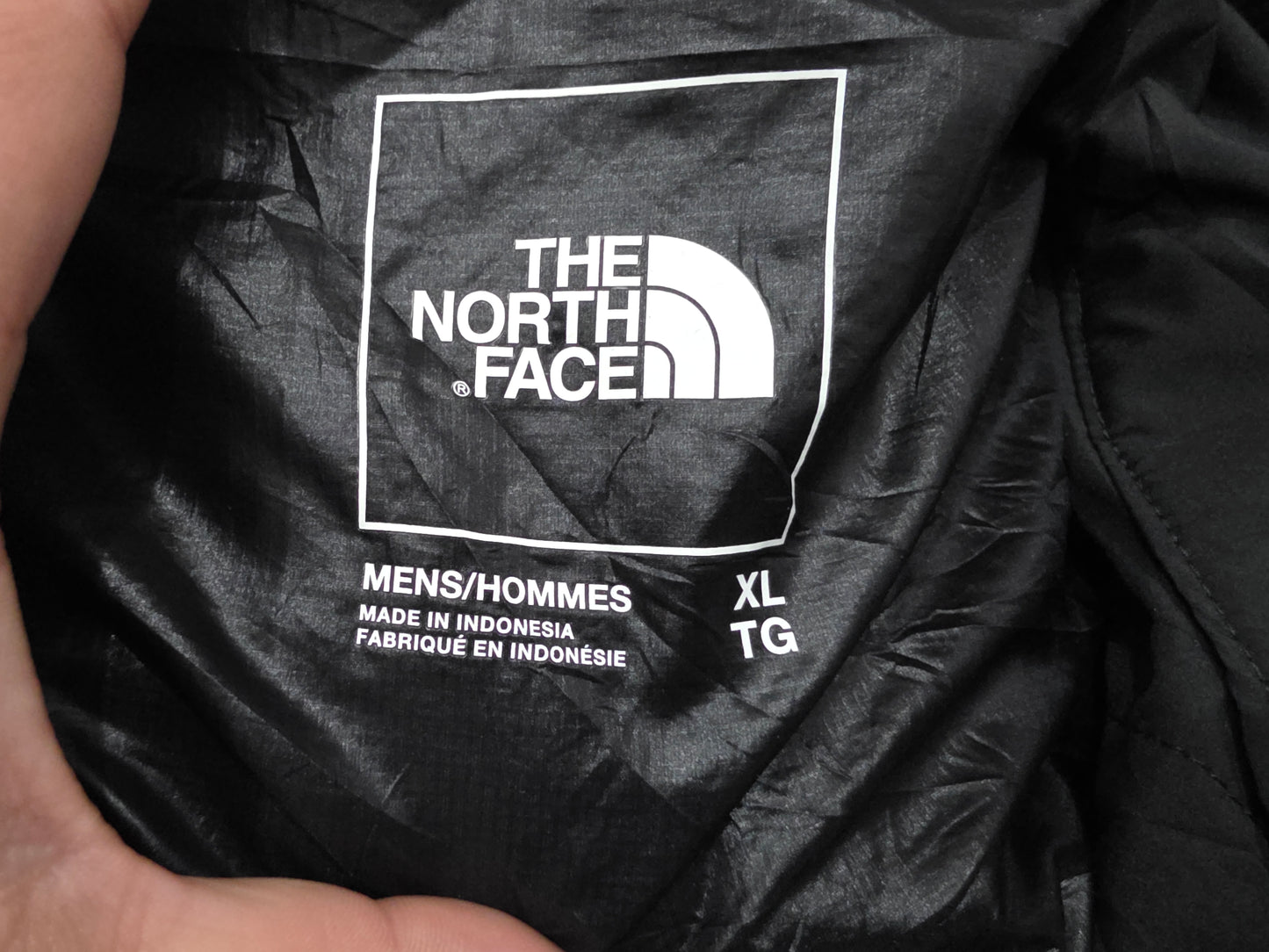 Chaleco The North Face Delgado Xgrande Xl Negro