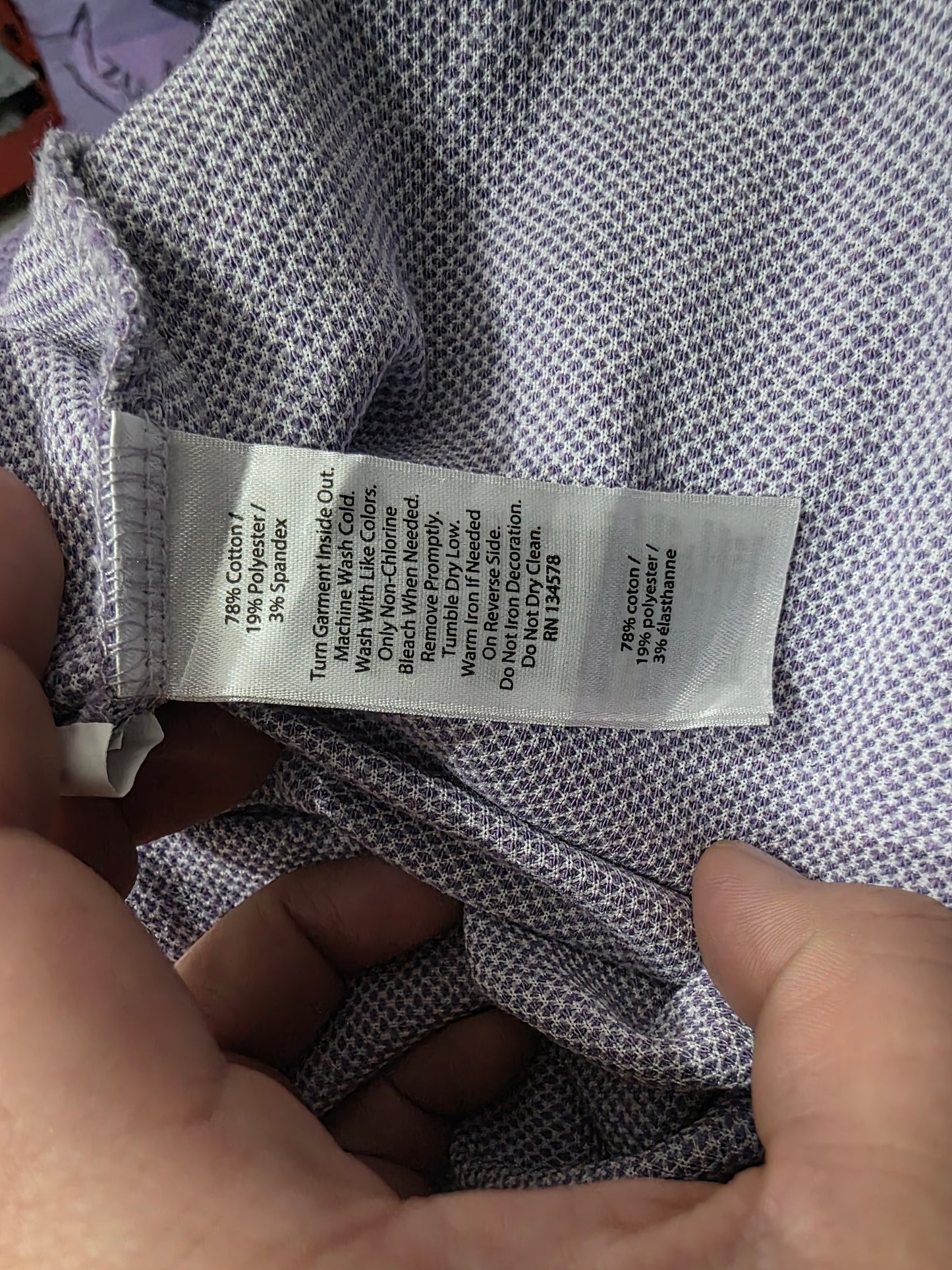 Sudadera Vineyard Vines Xgrande Xl Morado Cierre Corto