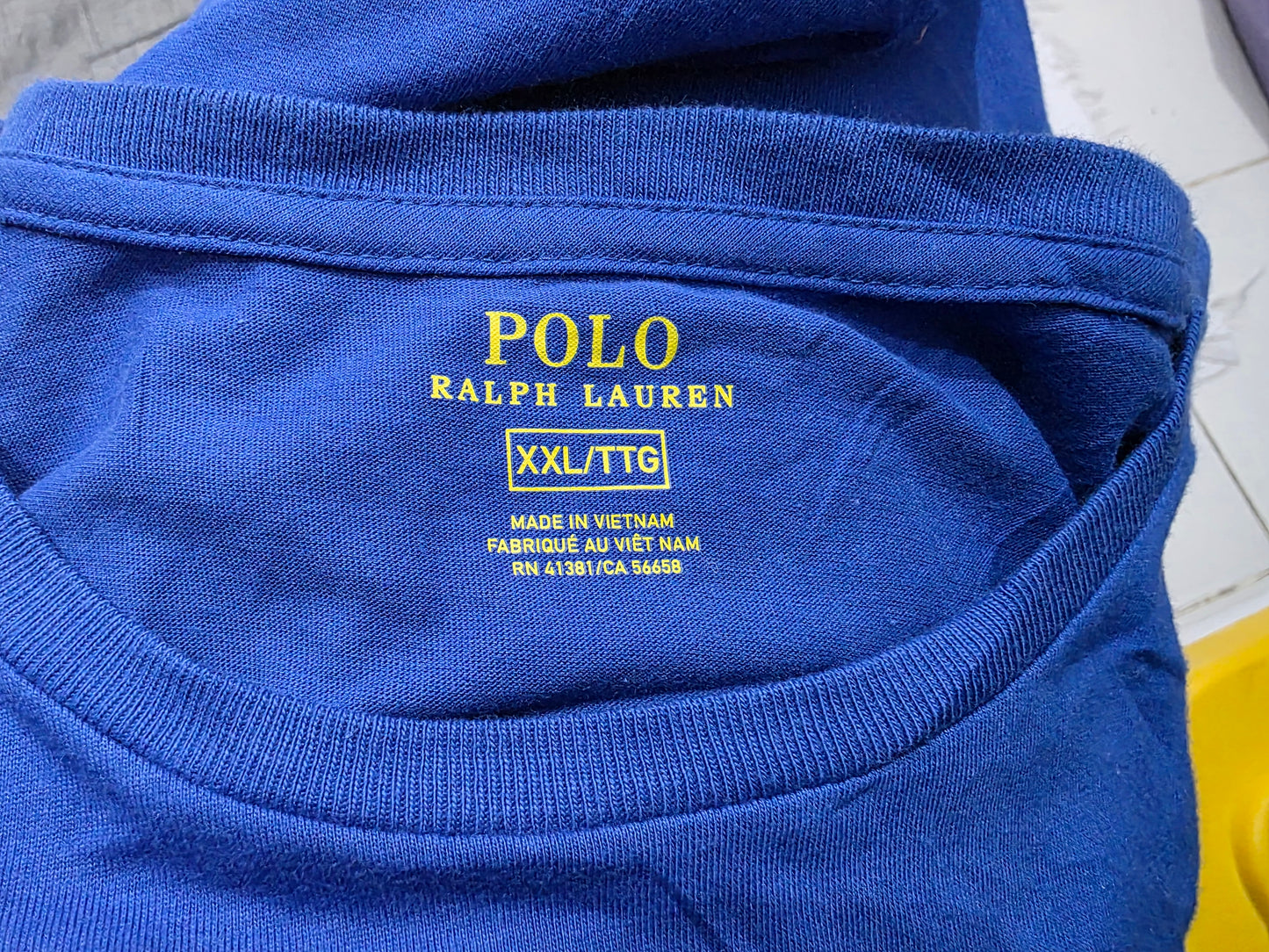 Playera Ralph Lauren 2xl Azul Pony Verde