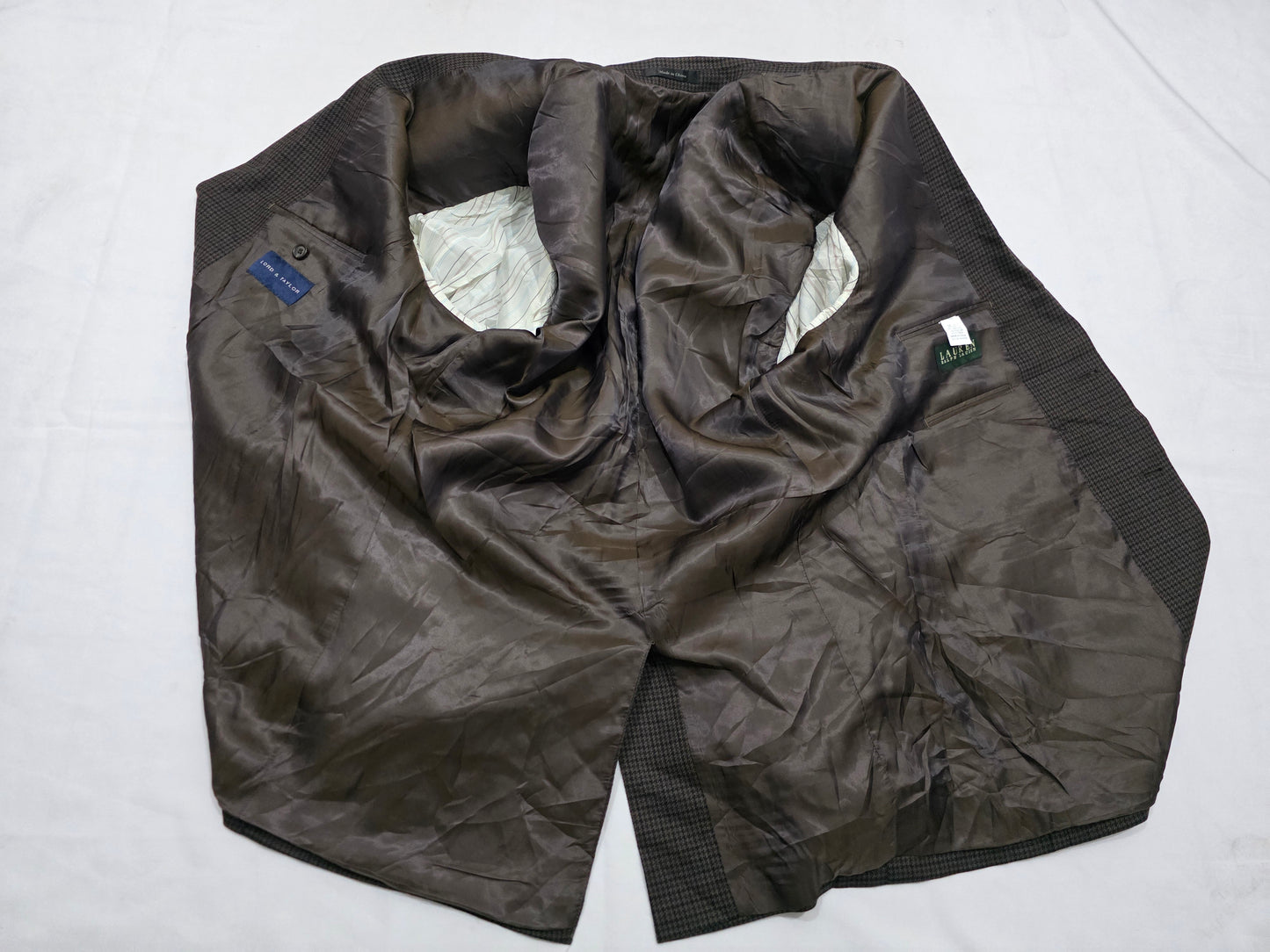 Saco Ralph Lauren 46l Cafe Cuadro