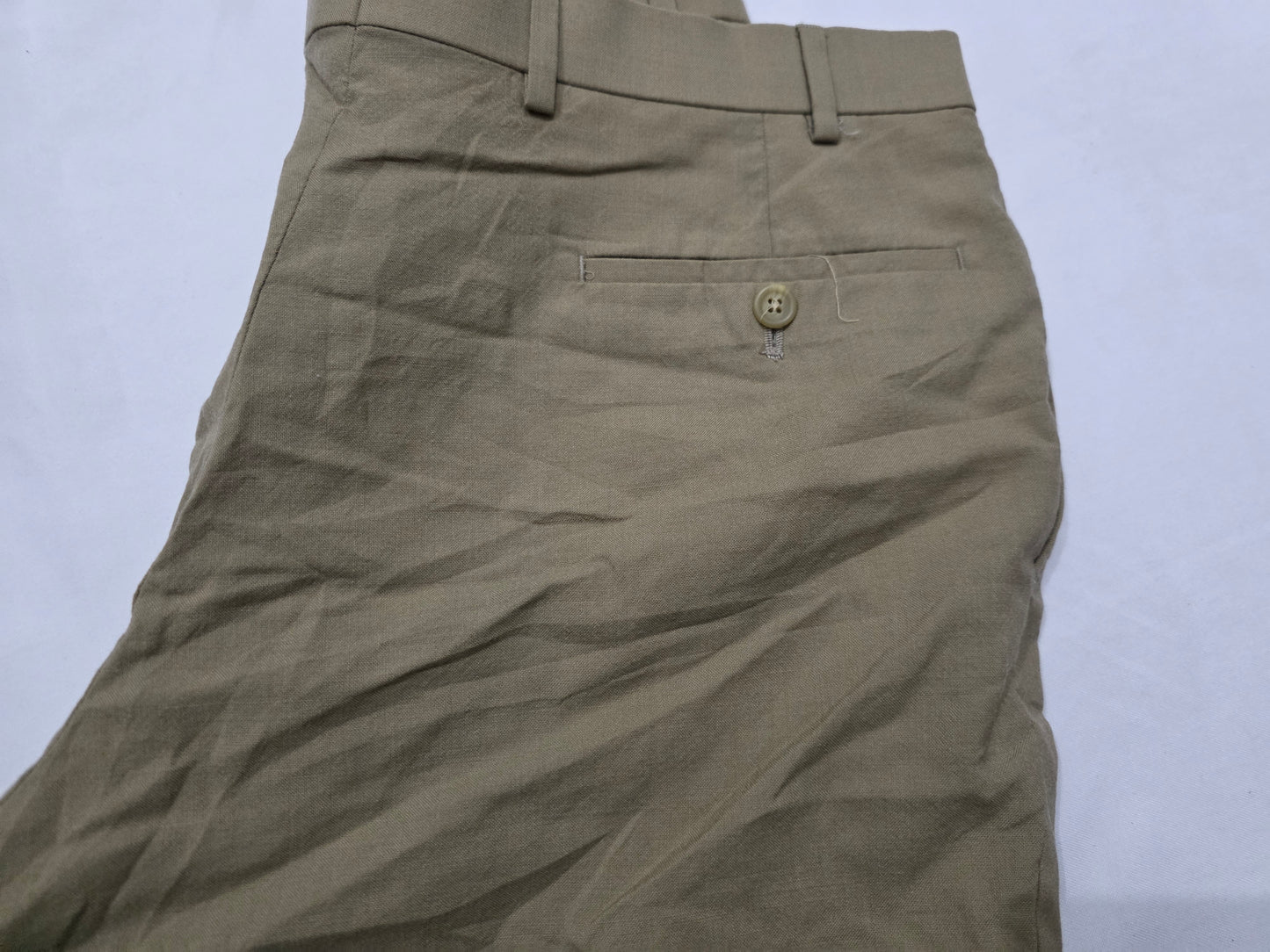 Pantalón De Vestir Ralph Lauren 35x30 Recto Café