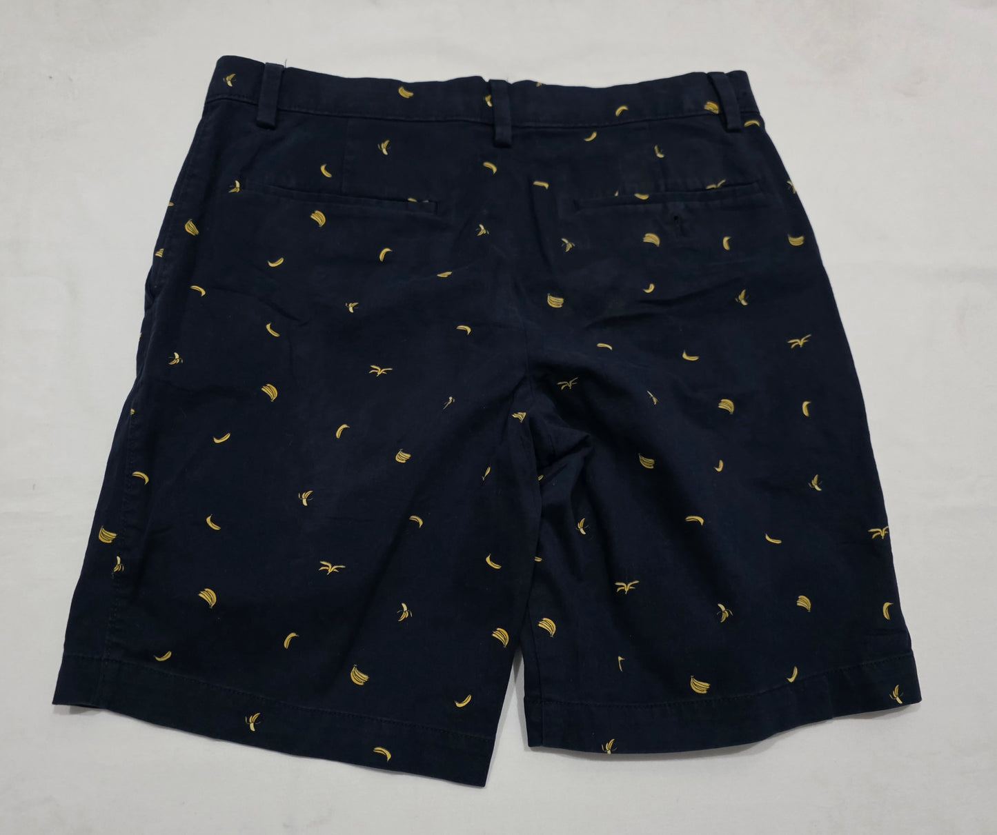 Bermuda Banana Republic 33 Aiden Azul Platanos