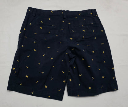 Bermuda Banana Republic 33 Aiden Azul Platanos