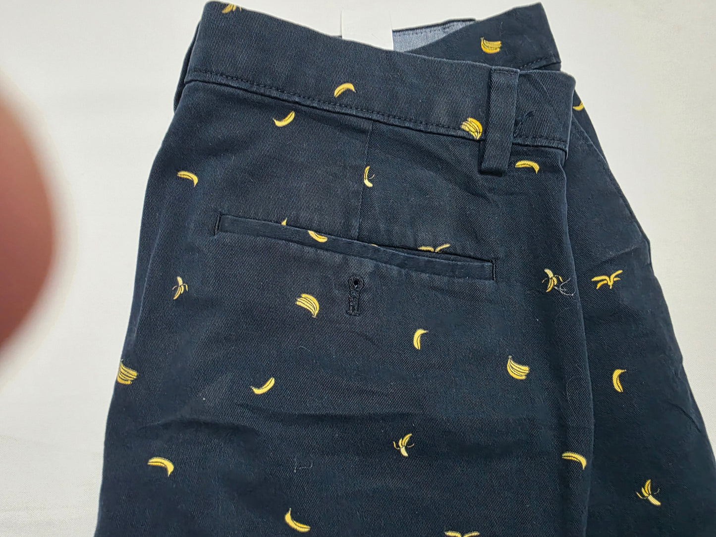 Bermuda Banana Republic 33 Aiden Azul Platanos