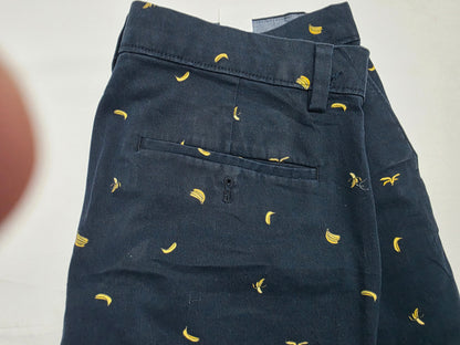 Bermuda Banana Republic 33 Aiden Azul Platanos