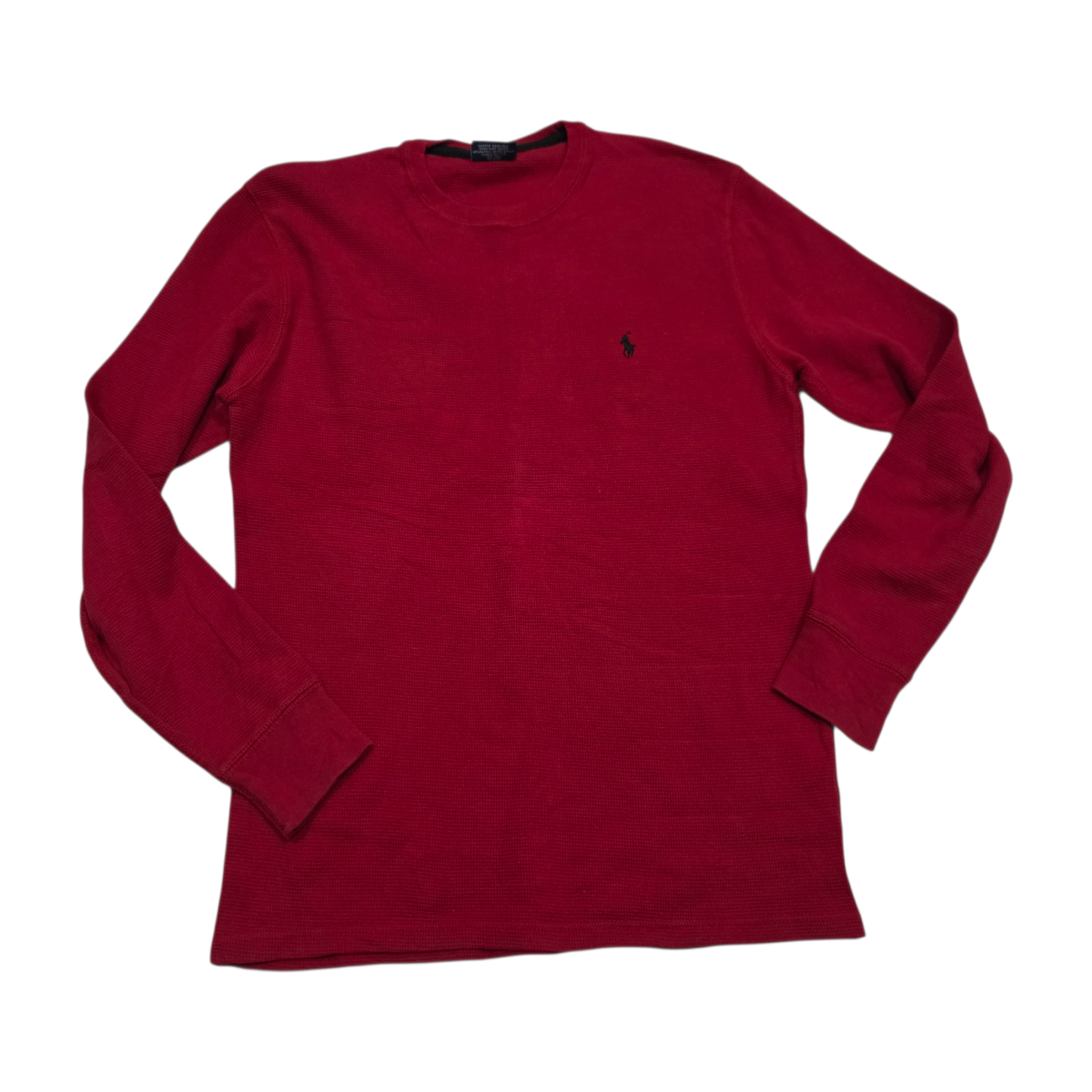 Playera Ralph Luren Mediana M Roja Manga Larga