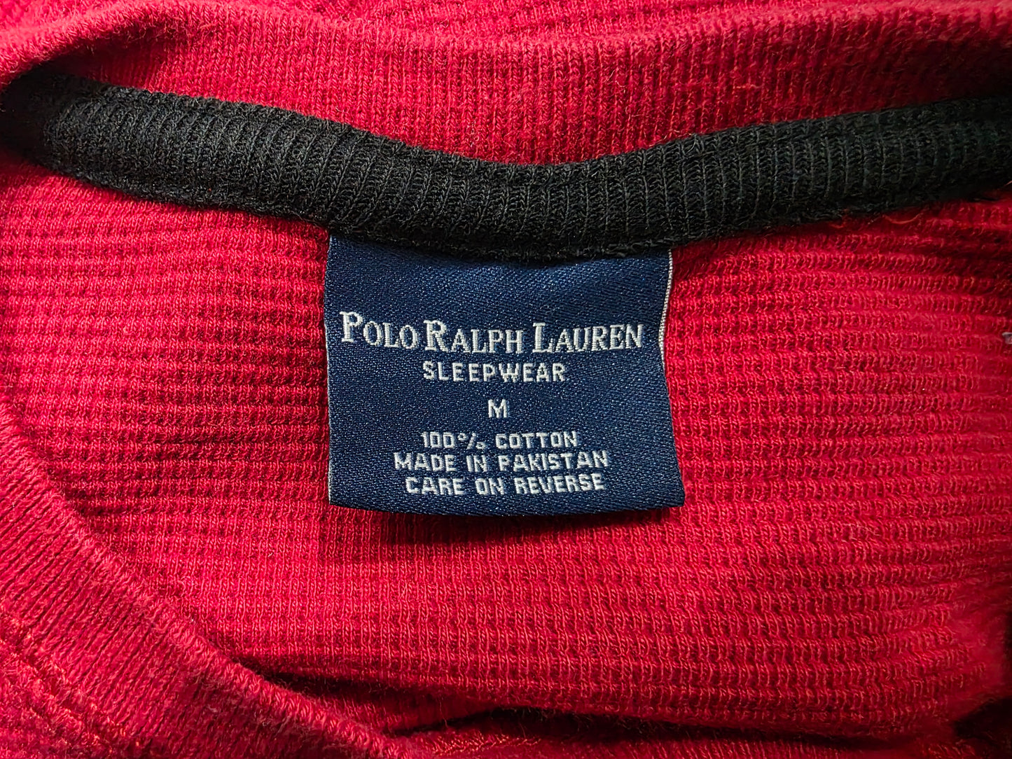 Playera Ralph Luren Mediana M Roja Manga Larga