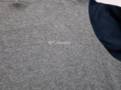 Sudadera Columbia Mediana M Gris Y Azul