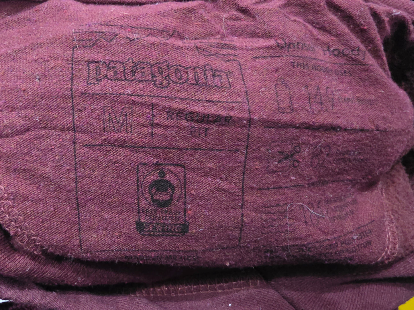 Sudadera Patagonia Mediana M Regular Fit Vino