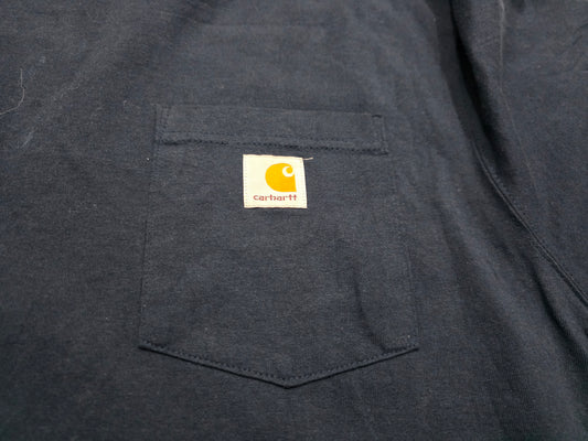 Playera Carhatt Grande L Regular Azul
