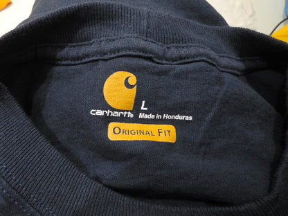 Playera Carhatt Grande L Regular Azul