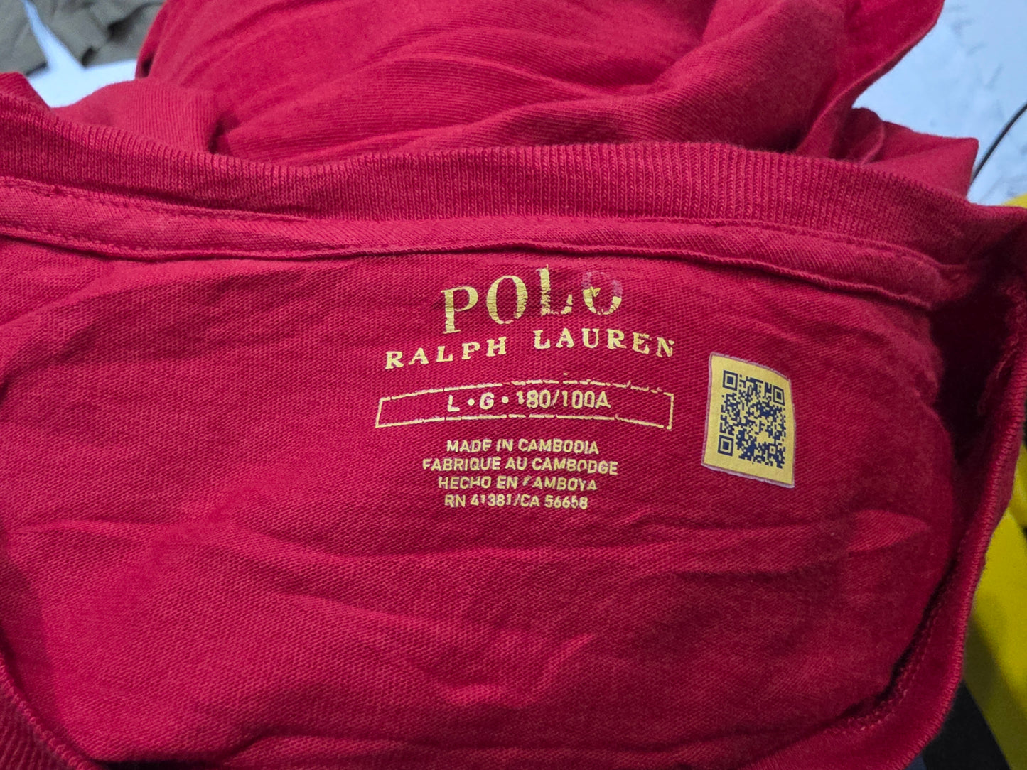 Playera Ralph Lauren Grande L Rojo