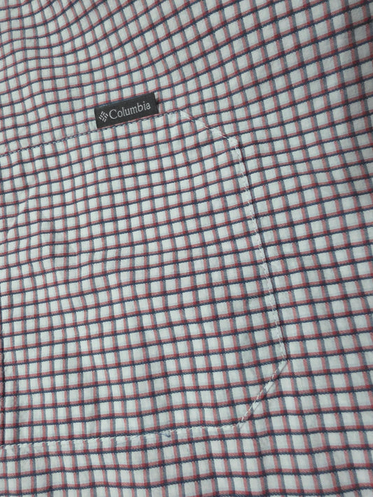 Camisa Columbia Grande L Vino Manga Corta