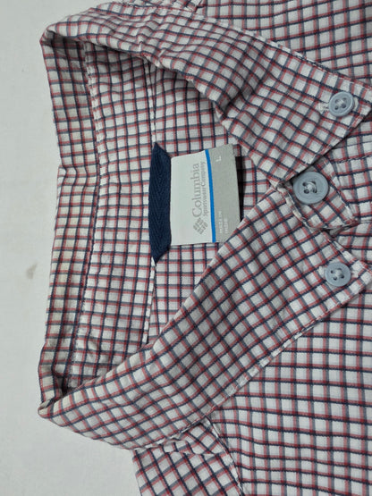 Camisa Columbia Grande L Vino Manga Corta