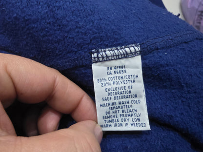 Sudadera Ralph Lauren Grande L Azul Pony Naranja Cierre