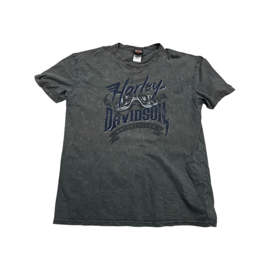 Playera Harley Davidson Xgrande Xl Gris Jacksonville