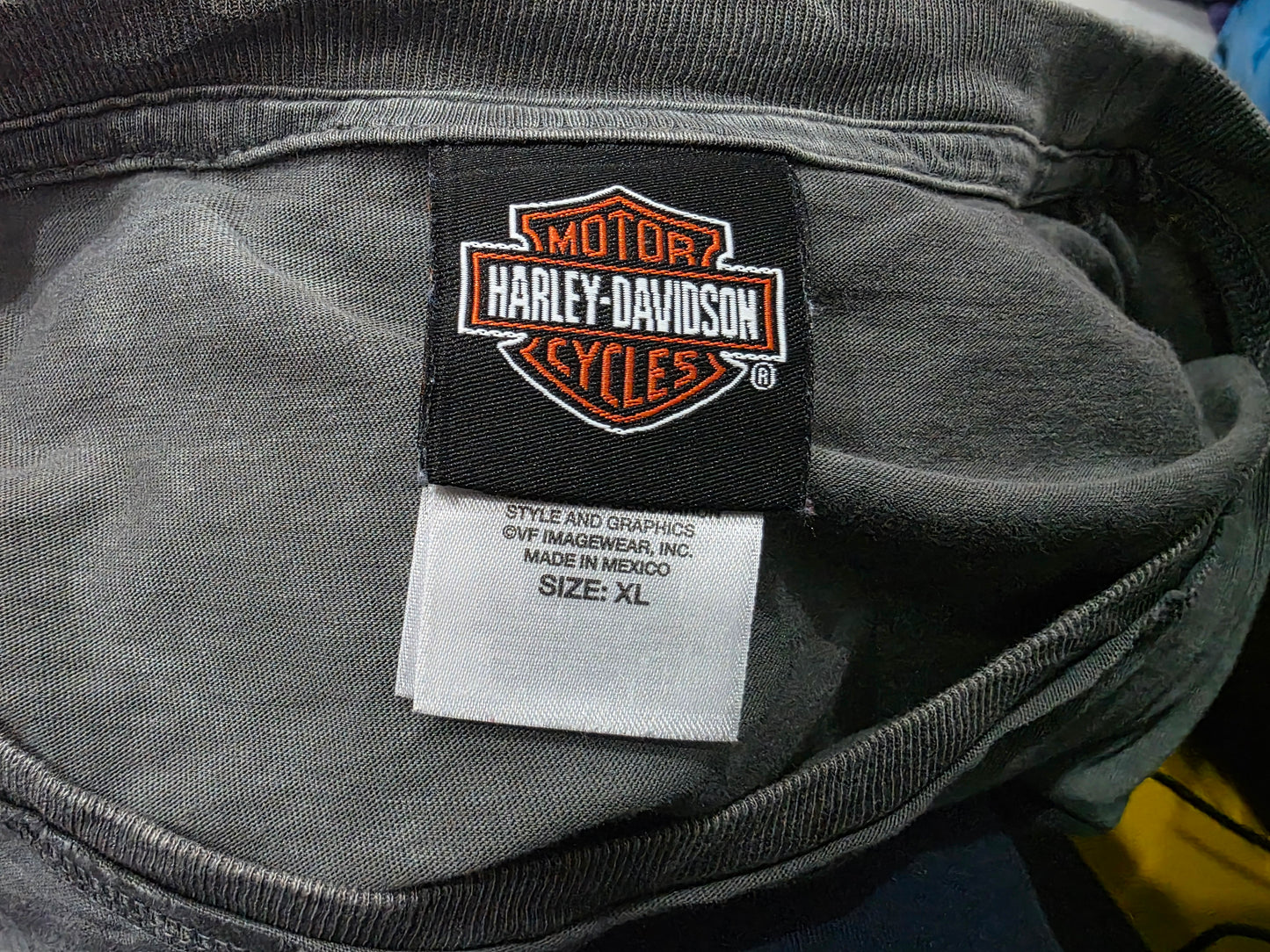 Playera Harley Davidson Xgrande Xl Gris Jacksonville