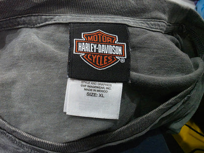 Playera Harley Davidson Xgrande Xl Gris Jacksonville